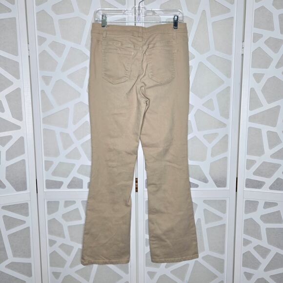 Tailormade Khaki Tan High Waist Flare Jeans Womens SZ 6 Boho Minimalist Y2K - Picture 4 of 4